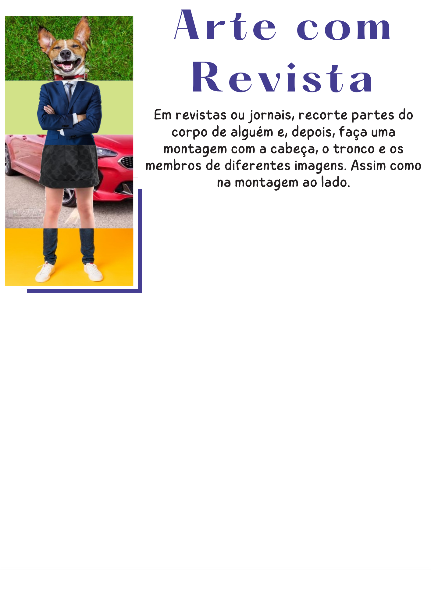 Atividade: Colagem Criativa com Revista